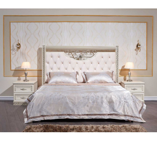 Кровать Берта (жемчуг) 1600х2000