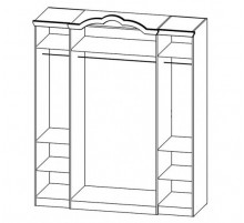 Четырехстворчатый шкаф Орхидея СП-002-14 (белый) Четырехстворчатый шкаф Орхидея СП-002-14 (белый)