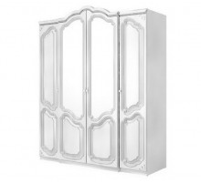 Четырехстворчатый шкаф Орхидея СП-002-14 (белый) Четырехстворчатый шкаф Орхидея СП-002-14 (белый)